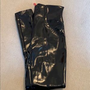 Faux Patent Leather Leggings